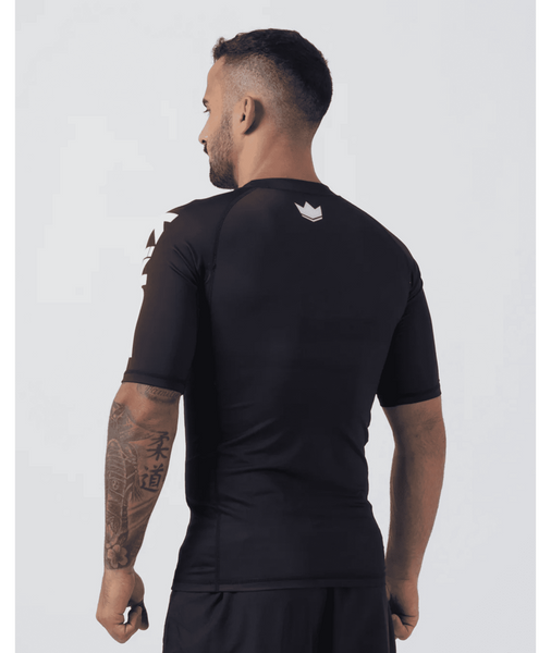 Рашгард KINGZ Kore V2 Short Sleeve Rashguard &ndash; Black 586940758 фото