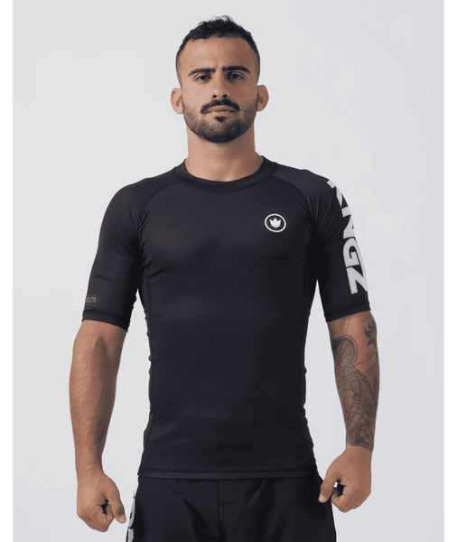 Рашгард KINGZ Kore V2 Short Sleeve Rashguard &ndash; Black 586940758 фото