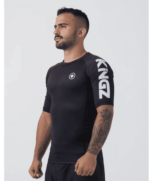 Рашгард KINGZ Kore V2 Short Sleeve Rashguard &ndash; Black 586940758 фото
