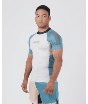 Рашгард KINGZ Flow Rashguard &ndash; Blue/Pink 03486-0363 фото