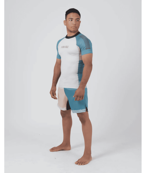 Рашгард KINGZ Flow Rashguard &ndash; Blue/Pink 03486-0363 фото