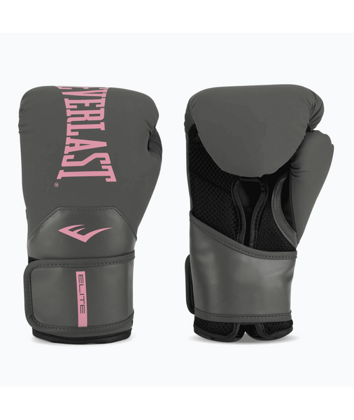 Боксерские перчатки Everlast ELITE 2 BOXING GLOVE Grey/Pink UNI 2409602124 фото