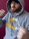 Кенгуру MANTO hoodie LOGO 25 heather gray 10985709 фото 1