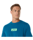 Футболка ASICS CHEST LOGO TEE DARK TEAL 06870567-1B фото