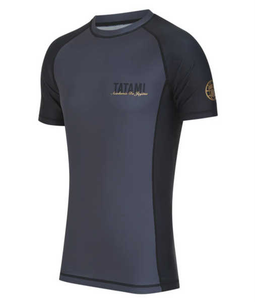 Рашгард TATAMI Academia Short Sleeve Rash Guard - Grey 2503481993 фото