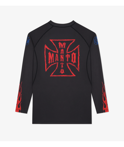 Рашгард MANTO long sleeve rashguard IVO 2.0 Black 46079-598 фото