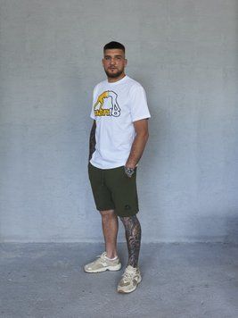 Шорти MANTO cotton shorts FIGHT CO khaki 1879247074 фото
