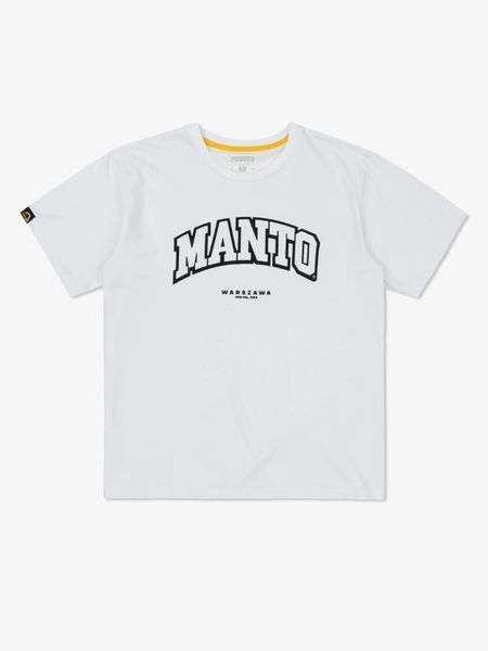 Футболка MANTO t-shirt WARSZAWA OVERSIZE white 2558079108 фото