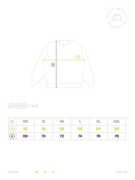 Світшот MANTO crewneck VARSITY black 2358929461 фото