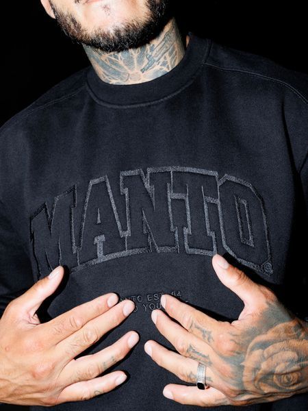 Світшот MANTO crewneck VARSITY black 2358929461 фото