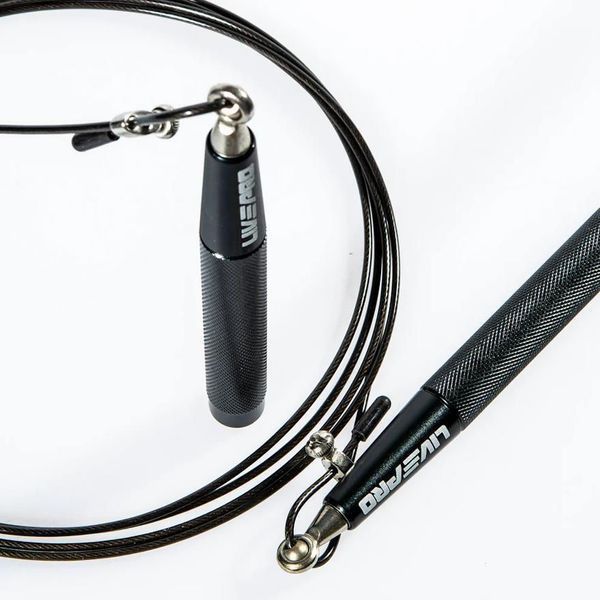 СКАКАЛКА ШВИДКІСНА ВТЯЖЕНА LIVEPRO SPEED JUMPROPE LP8283H BLACK 298359812 фото