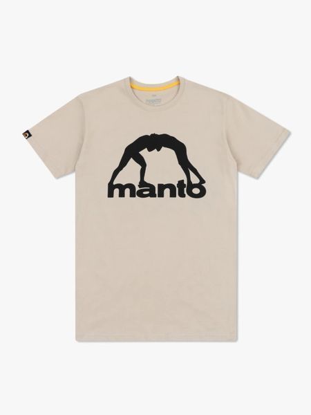 Футболка MANTO t-shirt VIBE 25 beige-black 2552667014 фото