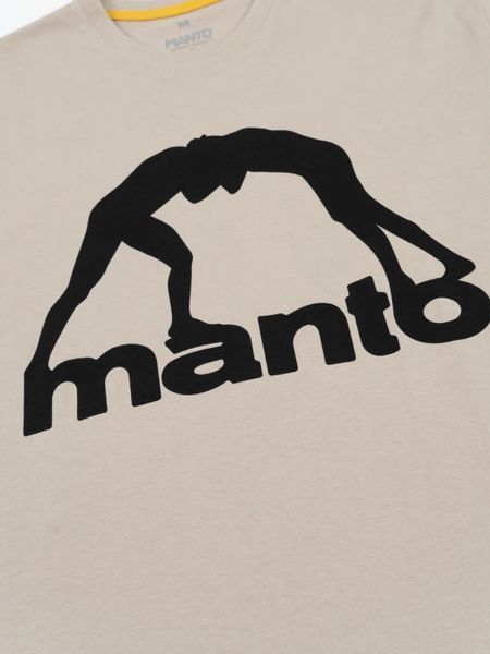 Футболка MANTO t-shirt VIBE 25 beige-black 2552667014 фото