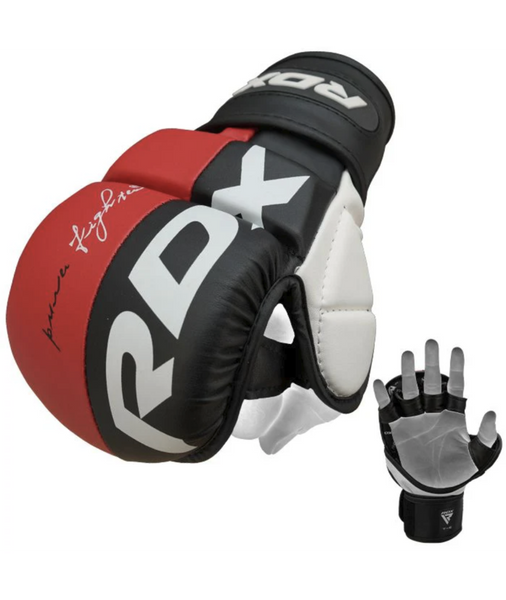 Рукавиці для ММА RDX T6 MMA Sparring Gloves - Red 304976903 фото
