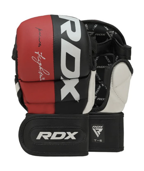 Рукавиці для ММА RDX T6 MMA Sparring Gloves - Red 304976903 фото