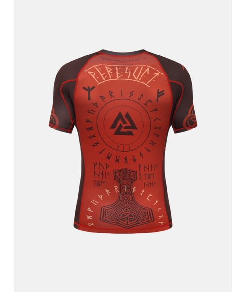 Рашгард PERESVIT Valhalla Rashguard Short Sleeve Cadmium 02751152 фото