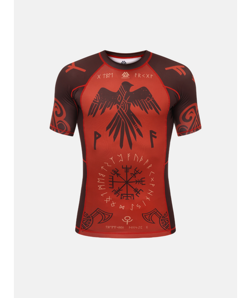 Рашгард PERESVIT Valhalla Rashguard Short Sleeve Cadmium 02751152 фото